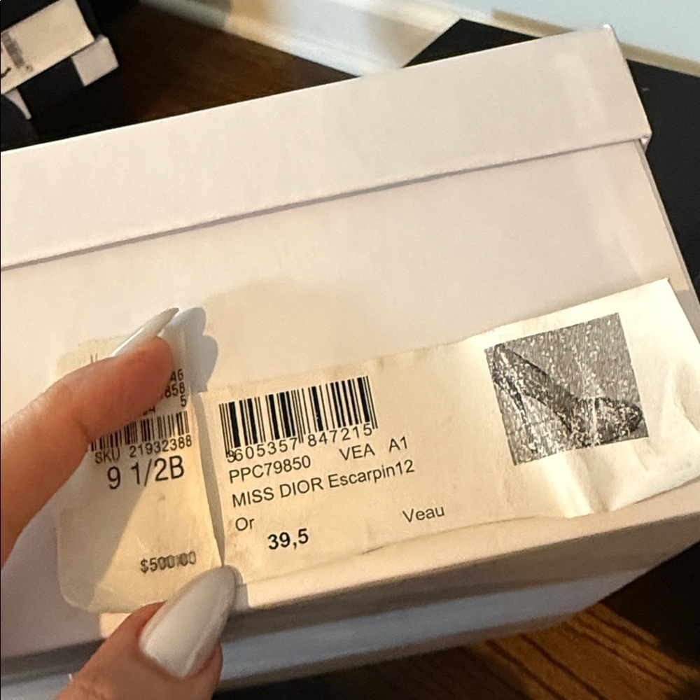 Christian Dior Metallic Miss Dior Escarpin 12 Pumps 39.5 - Picture 11 of 11